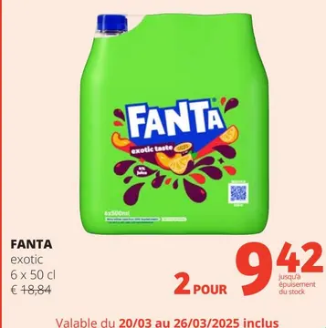 Offre: FANTA exotic