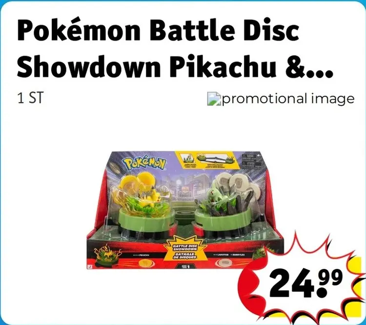 Offre: Battle Disc Showdown Pikachu
