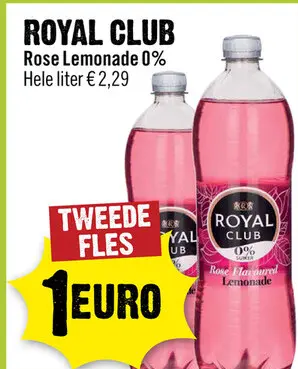 Aanbieding: ROYAL CLUB Rose Lemonade