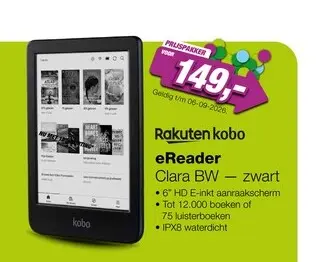 Aanbieding: Kobo Clara BW Zwart