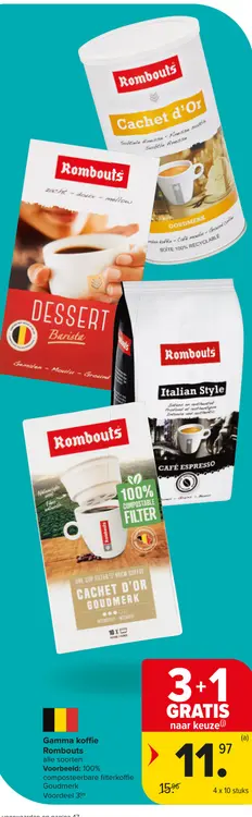 Promotie: Gamma koffie Rombouts