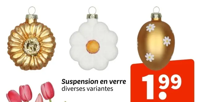Offre: Suspension en verre