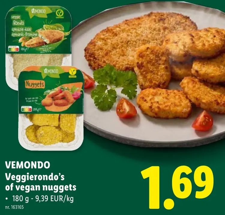 Promotie: Veggierondo's of vegan nuggets