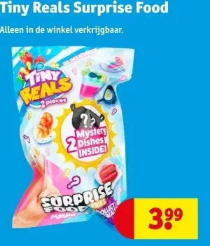 Aanbieding: Tiny Reals Surprise Food