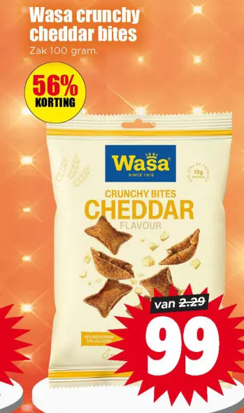 Aanbieding: Crunchy cheddar bites