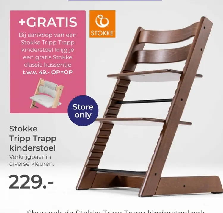 Aanbieding: Stokke Tripp Trapp kinderstoel