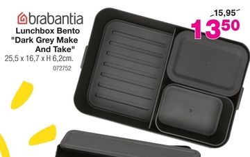 Offre: Lunchbox Bento " Dark Grey Make And Take