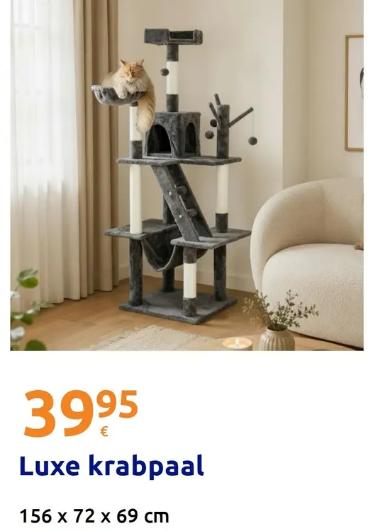 Promotie: Luxe krabpaal