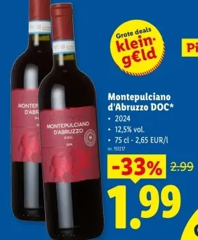 Promotie: Montepulciano d'Abruzzo DOC
