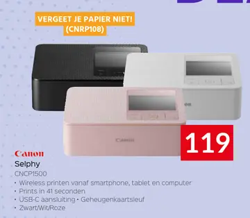 Aanbieding: Selphy CNCP1500