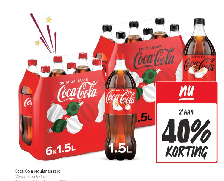 Promotie: Coca-Cola regular en zero