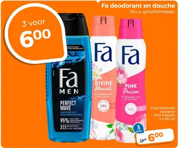 Aanbieding: Deodorant en douche