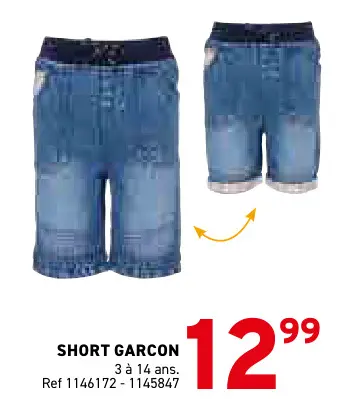 Offre: Short garcon