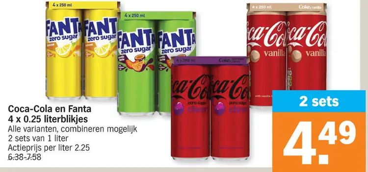 Promotie: Coca-Cola en Fanta