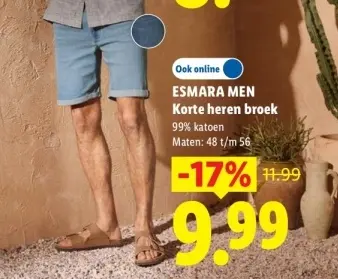 Aanbieding: Korte heren broek