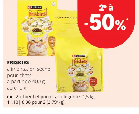 Offre: Alimentation sèche pour chats