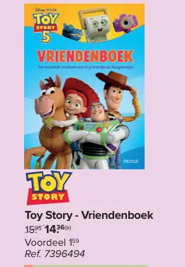 Offre: Toy Story - Vriendenboek