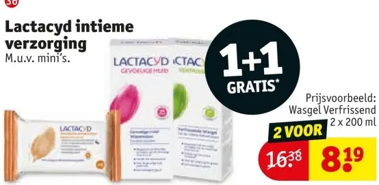 Aanbieding: Lactacyd intieme verzorging