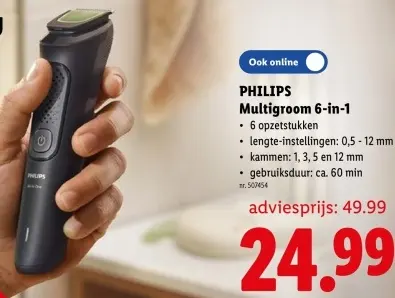 Promotie: Multigroom 6-in-1
