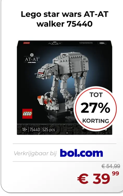 Aanbieding: Lego star wars AT-AT walker