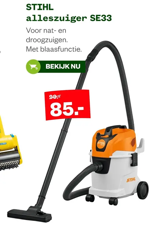 Aanbieding: Alleszuiger SE33