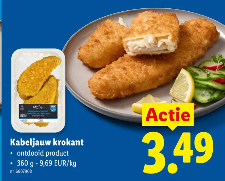 Promotie: Kabeljauw krokant