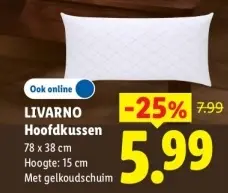Aanbieding: Hoofdkussen