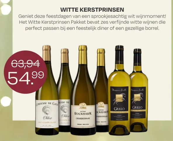 Aanbieding: Witte kerstprinsen