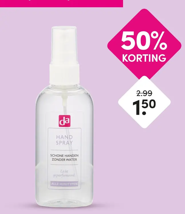 Aanbieding: Hand spray