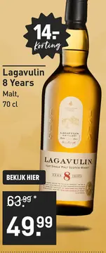 Aanbieding: Lagavulin 8 Years 70CL