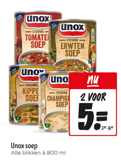 Aanbieding: Unox soep