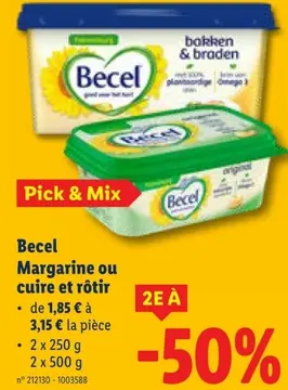 Offre: Margarine ou cuire et rôtir