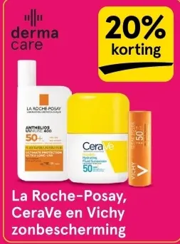 Aanbieding: La Roche-Posay, CeraVe en Vichy zonbescherming
