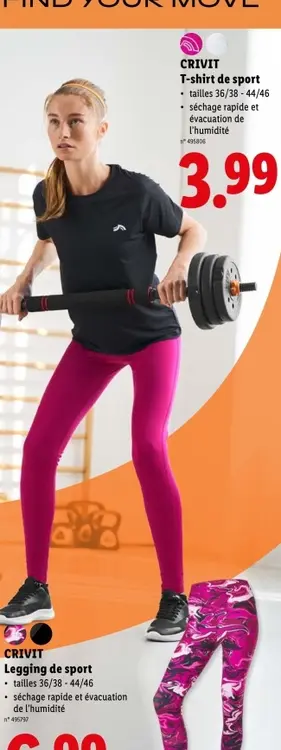 Offre: T-shirt de sport