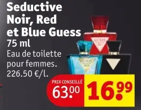 Offre: Seductive Noir, Red et Blue
