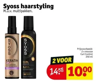 Aanbieding: Syoss haarstyling