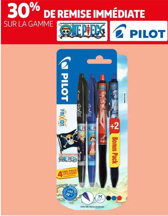 Offre: Frixion One Piece Limited Edition Pens
