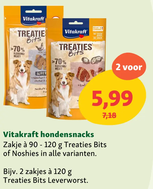 Aanbieding: Vitakraft hondensnacks