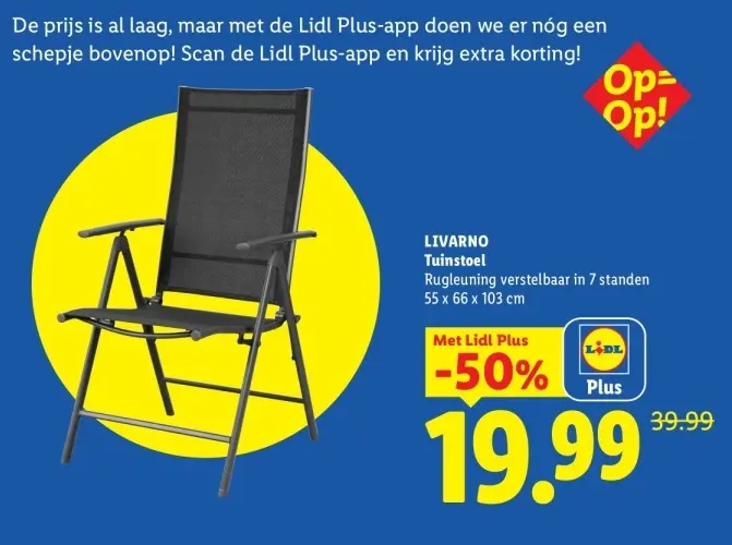 Aanbieding: Tuinstoel