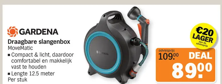 Promotie: Draagbare slangenbox MoveMatic