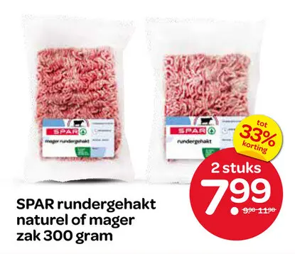 Aanbieding: rundergehakt naturel of mager