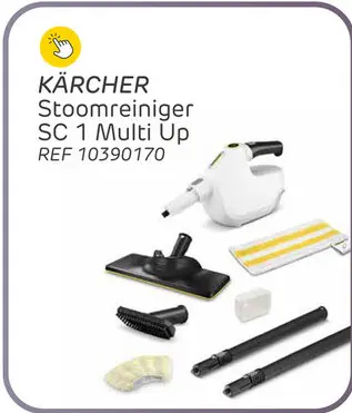Aanbieding: Kärcher stoomreiniger sc 1 multi & up wit