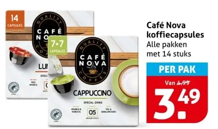 Aanbieding: koffiecapsules