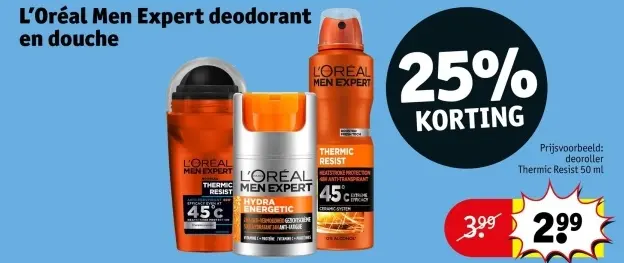 Aanbieding: L'Oréal Men Expert deodorant en douche