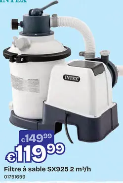 Offre: Intex SX925 waterfilterpomp zandfilter 3.500 l/u