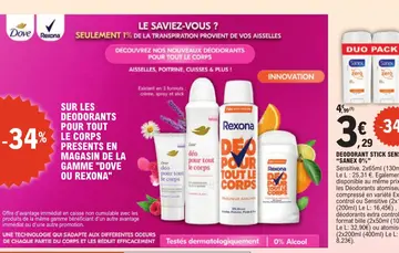 Offre: DEODORANT STICK SENS