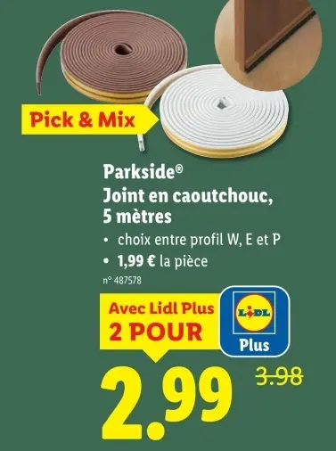 Offre: Joint en caoutchouc