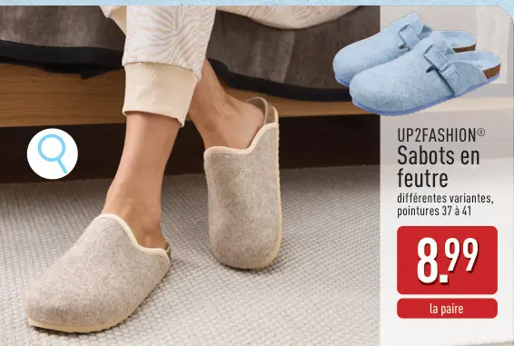 Offre: Sabots en feutre