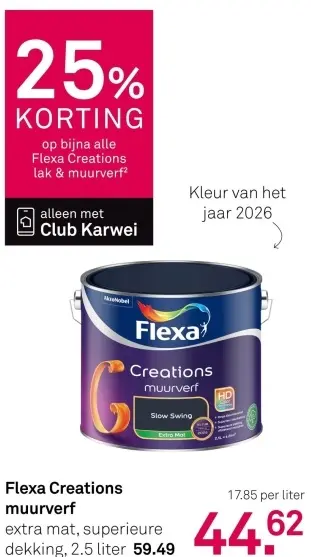Aanbieding: Creations muurverf