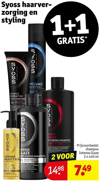 Aanbieding: Syoss haarverzorging en styling